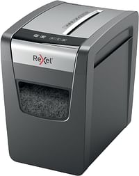 Rexel X312-SL 12 sheets Slimline Momentum Cross Cut Paper Shredder, 23 Liter Bi -  Black