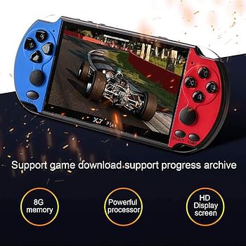 Handheld Game Console 5.1inch X7 Plus Video Game Players Double Rocker 8GB Memory Built in 1000 Games MP5 Game Controller