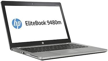 HP Elitebook Folio 9480M Business Laptop, Intel Core i7-4th Gen. CPU, 8GB RAM, 256GB HDD, 14 inch Display, Windows 10 Pro