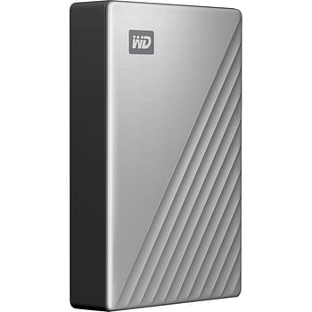 Western Digital My Passport Ultra Hard Drive 5TB For Mac Portable (WDBPMV0050BSL-WESN) Silver