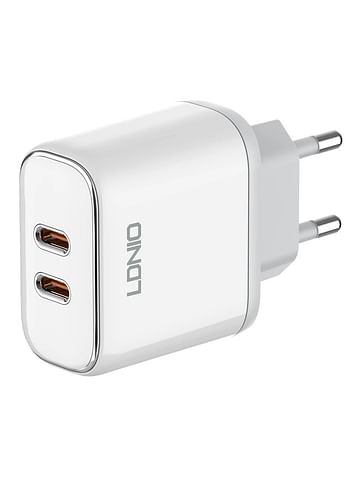 LDNIO A2528C Dual PD Charger - 35W Super Fast Charging