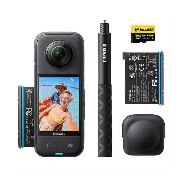 Insta360 X3 Action Camera-Adventure Kit (CINSAAQU) Camera