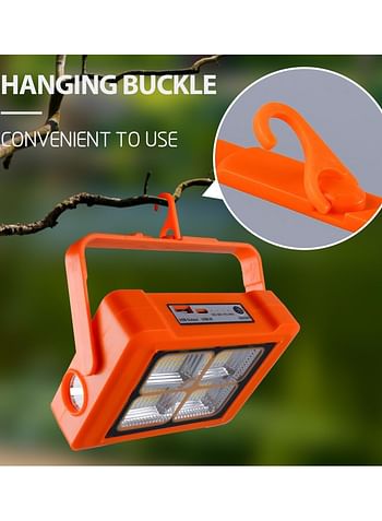 Solar Outdoor Light, LED Light with Power Saver and Cell Phone Charging Function