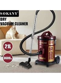 Sokany Vacuum Cleaner Super Suction 3600W 21L SK-13006