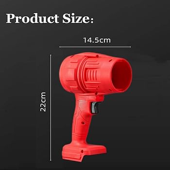 Car Dryer,Turboglass Car Blower,Portable Cordless Car Dryer Air Blower,Handheld High Powered Car Wash Car Blower for Cleaning ,Camping, Outdoor- Red