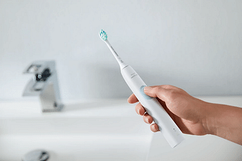 Philips Toothbrush Sonicare Protective Clean 4300 (2 Pack) (HX6809/81) White / Light Blue