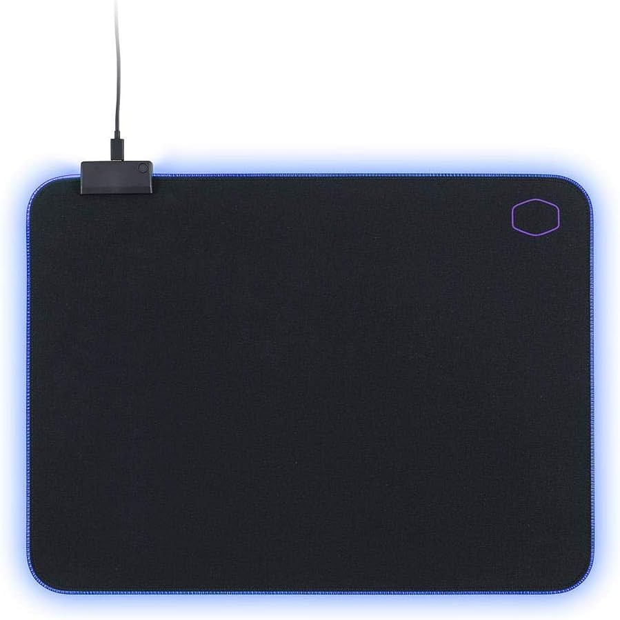 Cooler Master Masteraccessory Mp750 L Soft Mouse Pad With Water Resistant Surface And Thick RGB Borders