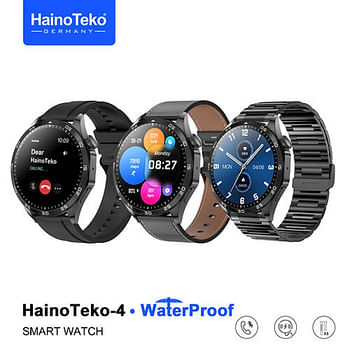 HainoTeko-4 Smartwatch 3 pairs strap