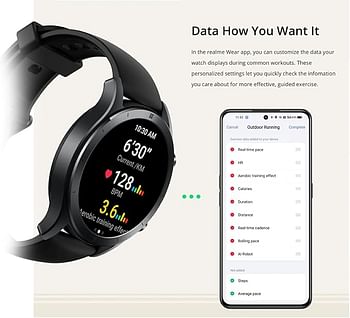 Realme TechLife Watch R100 - Black