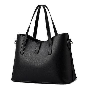 Satchel Purses and Handbags for Women Shoulder Tote Bags Wallets - Black