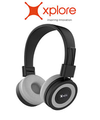 Xplore XP-HF22 - Wired Bass Headsets with 40mm Driver - Foldable Lightweight Headphones with Shared Port