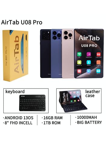 AirTab U08 Pro Tablet  Performance and Style in Every Touch (Multicolour)