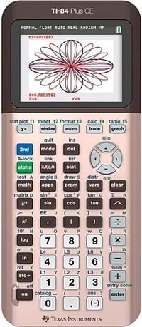 Texas Instruments Graphing Calculator (TI-84 Plus CE) Python Rose Gold