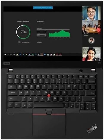 Thinkpad X13 AMD Ryzen 7 Pro - Touch 13.3 Inch FHD Display - 8 Core AMD Ryzen Pro 4750u Processor Wi-Fi 6 English Arabic KB Windows 11 Pro 512GB NVMe SSD - 16GB RAM DDR4 - Black