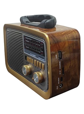 Portable Retro Radio FM AM SW 3 Band Portable Radio Wooden Radio Am Fm