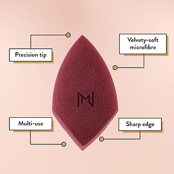 NATASHA MOOR Makeup Blender Warrior - Velvety Microfiber, Premium, Vegan, Latex-Free - Ideal for Flawless Makeup Application, Undereye Concealing, Contouring - Beauty Blender Sponge for Blending