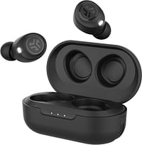 JLab Audio JBuds Air True Wireless Signature Bluetooth Earbuds + Charging Case  IP55 Sweat Resistance - Bluetooth 5.0 Connection - 3 EQ Sound Settings: JLab Signature, Balanced, Bass Boost - Black