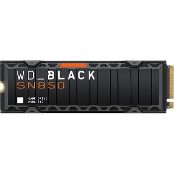 Western Digital Internal SSD 2TB SN850 With Heatsink NVMe (WDS200T1XHE-00AFY0) Black