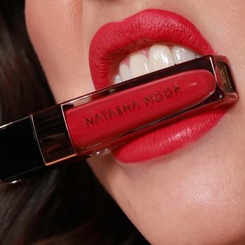 NATASHA MOOR: Makeup Molten Matte Liquid Lipstick - Long-lasting Lip Color with Hydrating Matte Finish and Moisturizing Vitamin E - Waterproof, Kiss-Proof, and Cruelty-Free Formula - 12-Hour Stay-EMPOWERED