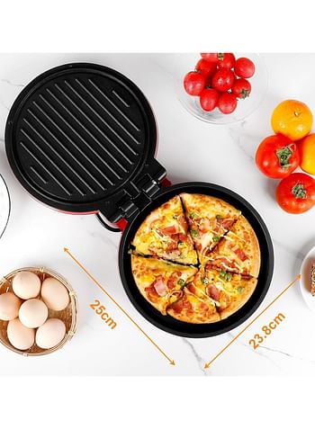 SOKANY Electric Pizza Oven, Electric Pizza Maker, Pizza Oven for Home, 220 °C, 1000 Watt, Plate Made of Fireproof Stone