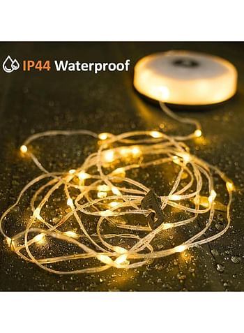 12M Multifunctional Camping Light String Light, Outdoor Camping Lantern, Waterproof, Fast Charging, Portable Camping Lights for Camping, Yard, and Hiking