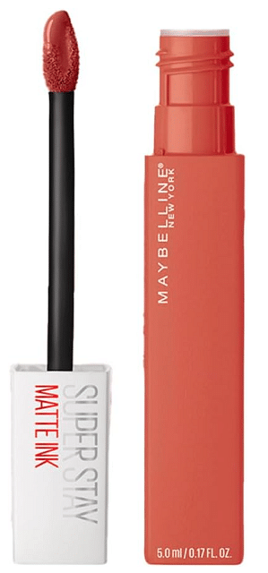 Maybelline New York Liquid Matte Lipstick, Long Lasting, 16hr Wear, Superstay Matte Ink, 130 Self Starter, 5ml