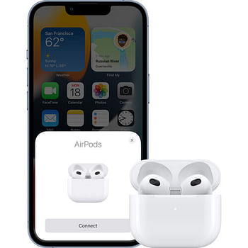 Apple AirPods (3rd Gen) Earphone With Magsafe Charging Case (MME73LL/A) White