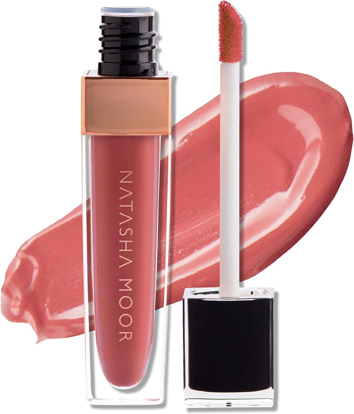 NATASHA MOOR: Molten Matte Liquid Lipstick - Long-Lasting, Hydrating, Matte Finish with Moisturizing Vitamin E - Waterproof, Kiss-Proof, Cruelty-Free - 12-Hour Stay Power - BULLETPROOF