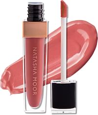 NATASHA MOOR: Molten Matte Liquid Lipstick - Long-Lasting, Hydrating, Matte Finish with Moisturizing Vitamin E - Waterproof, Kiss-Proof, Cruelty-Free - 12-Hour Stay Power - BULLETPROOF