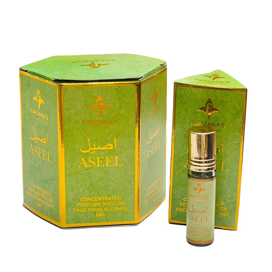 Aseel Attar Roll On  6 Piece Set