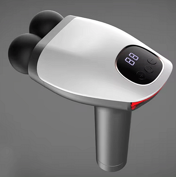 Portable Fascial Massage Gun Electric Percussion Pistol Massager Body Relaxation With LED Touch Screen 8Replaceable Massage Head