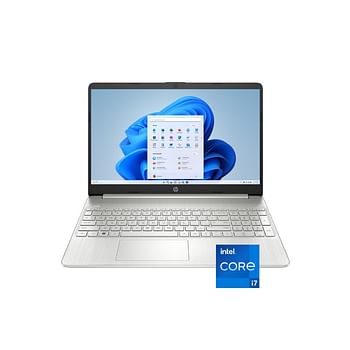 Hp Laptop 15.6" Touch-Screen Full HD 12th Gen Core i7 16GB Ram 1TB SSD Intel Iris Xe Graphics  Windows 11 Home (English – Qwerty Keyboard) -Silver