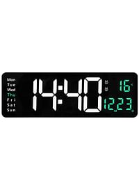 16-inch large screen function display clock, digital clock, simple living room wall clock