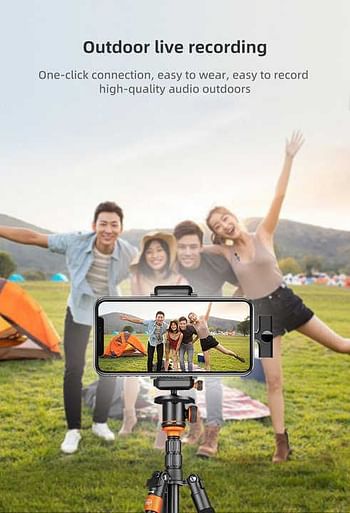 Best Unique Quality K9 Wireless Microphone System – Perfect For Vloggers And Content Creators Perfect Gift For Professionals / Live Interviews Video Vlogs And Outdoor Events