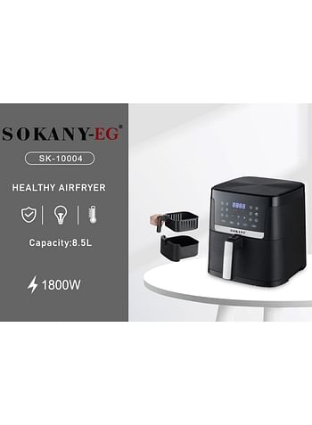 Sokany Digital Air Fryer 8.5 Liter 1800 Watt SK-10004