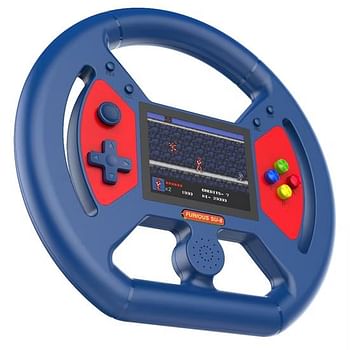 Su-8 Steering Wheel Handheld Game Player Color Screen Display Portable Game Player Mini Video Console for Kids Gift