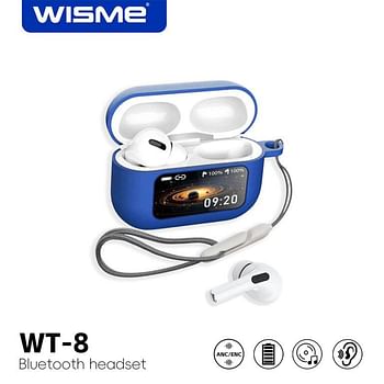 WISME WT-8 Smart Airpods smart noise cancellation, powerful 260 mAh battery, Android and iOS