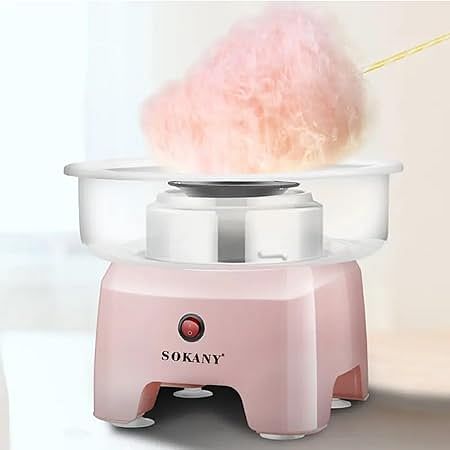 Sokany sk-520 Electric Cotton Candy Maker 500 Watt - Random Color