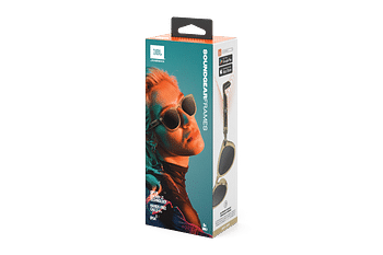 JBL Soundgear Frames Round - Slim, stylish sunglasses with JBL OpenSound technology, two mics for hands-free calls, and 8 hours of playtime - Amber