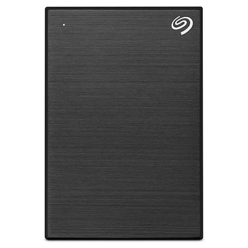 Seagate 5TB One Touch Portable SSD With Rescue Data Recovery Service Black