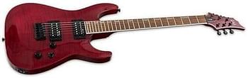 Esp Ltd - H200 Series Flamed Malpe See Thru Red Finish