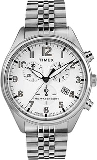 Timex Waterbury Men's Chronograph Quartz Watch with Stainless Steel Strap TW2R88500