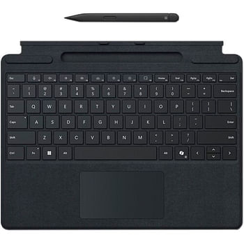 Microsoft Surface Pro Keyboard With Pen Storage (8XB-00139) - Black