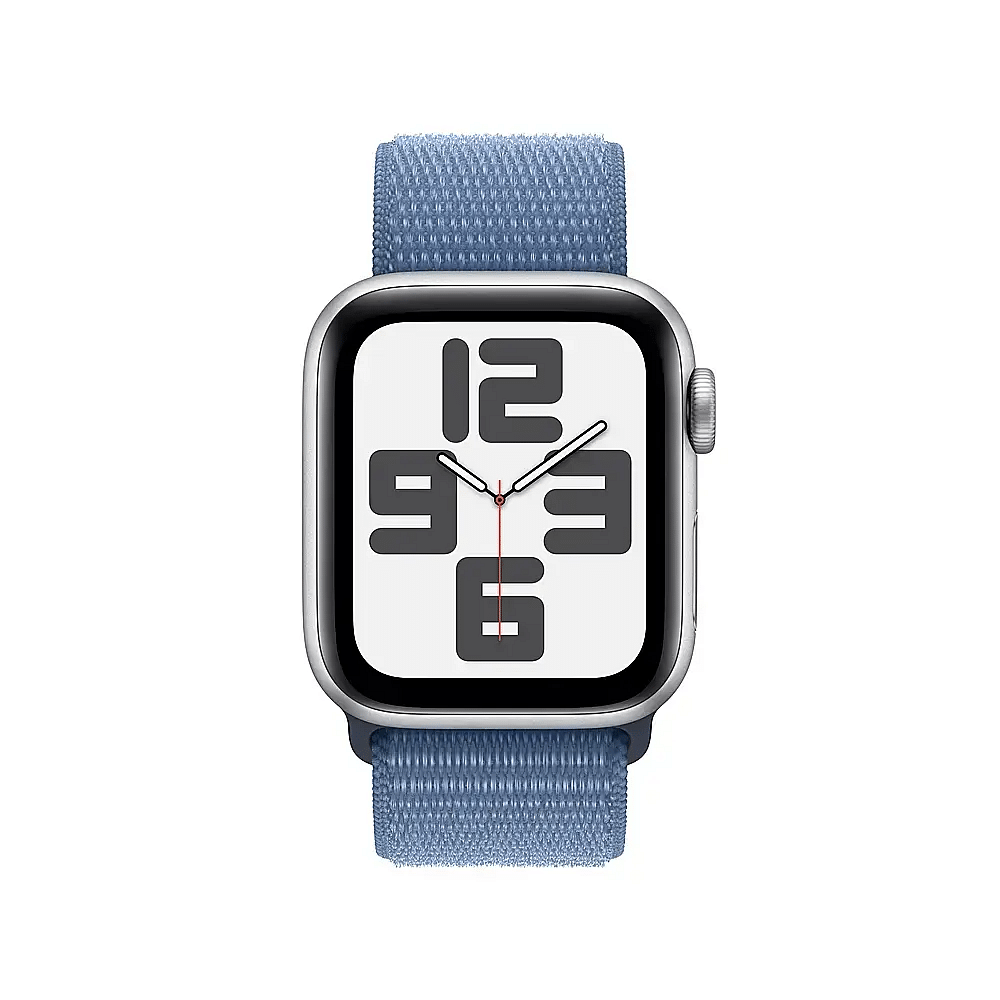 Apple Se (2nd Gen) (2023) 40mm Smart Watch (MRE33LL/A) Silver Aluminum / Winter Blue