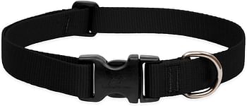 LupinePet Lupine Dog Collar 16-28 1 Inch - Black