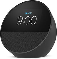 Echo Spot Speaker With Alarm Clock Black