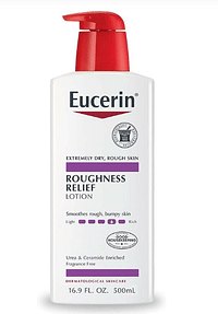 Eucerin Roughness Relief Lotion - Full Body Lotion for Extremely Dry, Rough Skin, 500 ml, 16.9 fl. oz. Pump Bottle