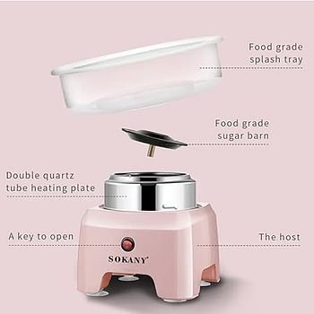 Sokany sk-520 Electric Cotton Candy Maker 500 Watt - Random Color