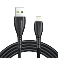 Awei CL-115L Data Cable for Light-Ning 2.4A Fast Charging Cable High Quality Over Charge Short Circuit Protection