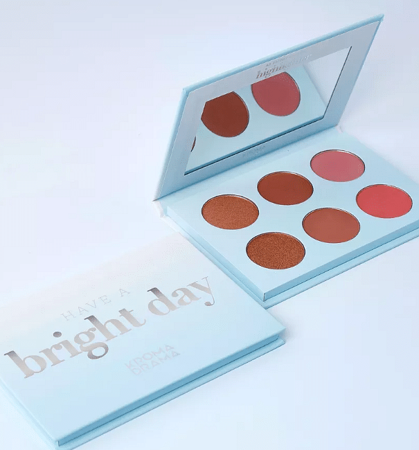 Kroma Drama Blush and Highlight Face Powder Palette